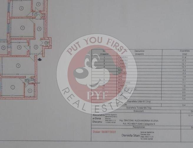 Petre Ispirescu | Apartament 4 camere | 85mp | semidecomandat | B11032